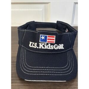 U.S. Kids Golf Visor Navy Blue Adult 58cm